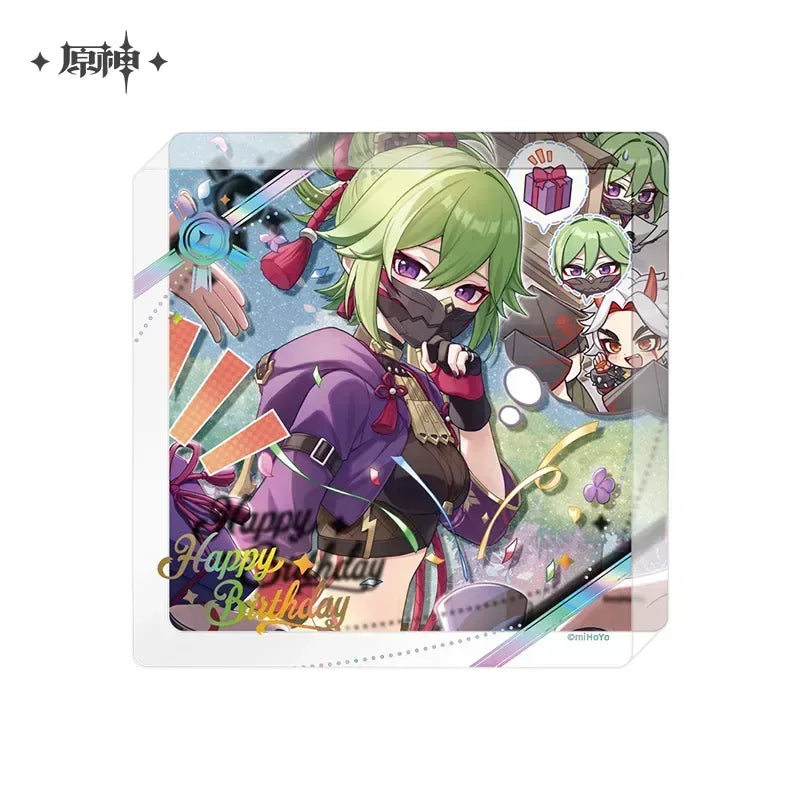 Genshin Impact The Day of Destiny Series Thick Acrylic Coaster 2025