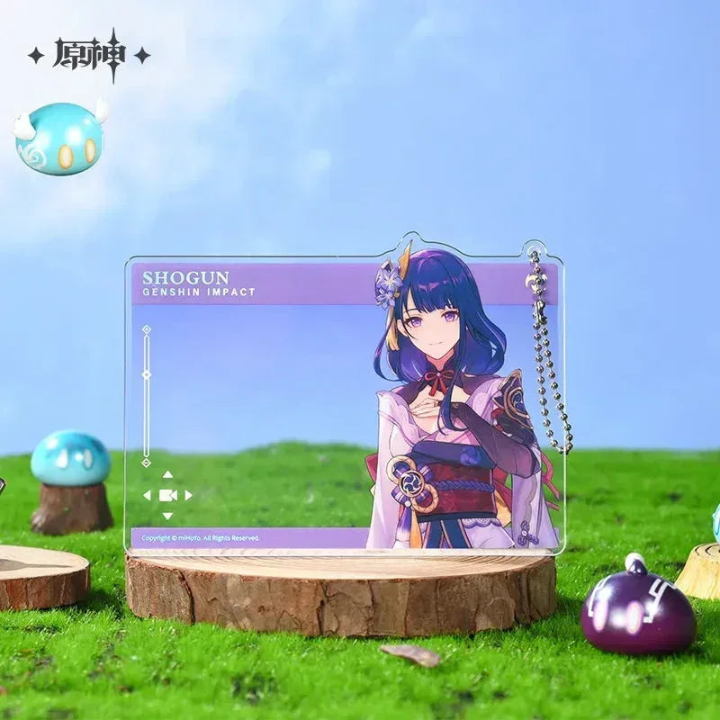 Genshin Impact Anniversary Celebration Series Acrylic Photo Card First Anniversary - Aether ACG Go Anime www.acg-go.com Aether, Art Decor, Furina, Lumine, Nahida, Paimon, Pendant & Keychain, Venti, Zhongli