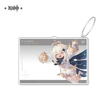 Genshin Impact Anniversary Celebration Series Acrylic Photo Card First Anniversary - Paimon ACG Go Anime www.acg-go.com Aether, Art Decor, Furina, Lumine, Nahida, Paimon, Pendant & Keychain, Venti, Zhongli