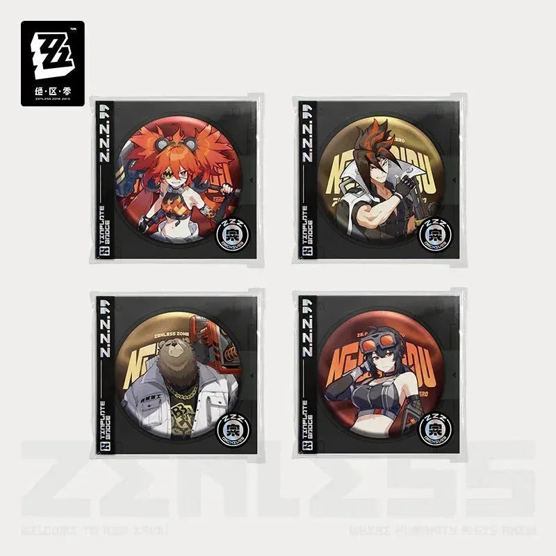 Zenless Zone Zero Artwork Series Belobog Heavy Industries Tinplate Badge Koleda Belobog ACG Go Anime www.acg-go.com Anton Ivanov, Badge, Ben Bigger, Grace Howard, Koleda Belobog