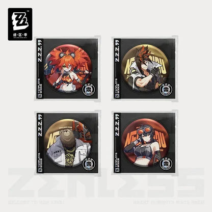 Zenless Zone Zero Artwork Series Belobog Heavy Industries Tinplate Badge Koleda Belobog ACG Go Anime www.acg-go.com Anton Ivanov, Badge, Ben Bigger, Grace Howard, Koleda Belobog