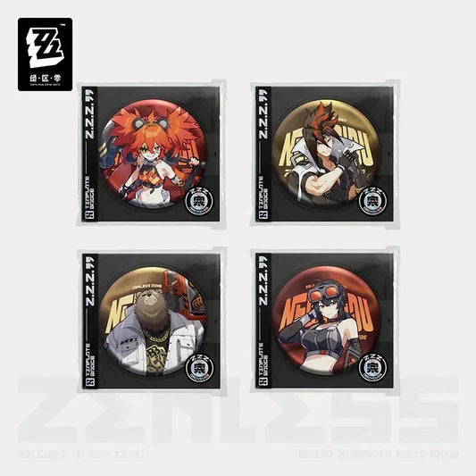 Zenless Zone Zero Artwork Series Belobog Heavy Industries Tinplate Badge Koleda Belobog ACG Go Anime www.acg-go.com Anton Ivanov, Badge, Ben Bigger, Grace Howard, Koleda Belobog