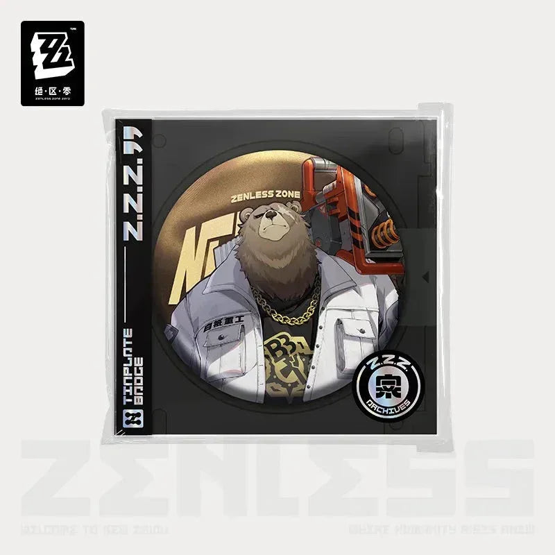 Zenless Zone Zero Artwork Series Belobog Heavy Industries Tinplate Badge Koleda Belobog ACG Go Anime www.acg-go.com Anton Ivanov, Badge, Ben Bigger, Grace Howard, Koleda Belobog