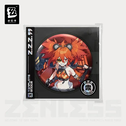 Zenless Zone Zero Artwork Series Belobog Heavy Industries Tinplate Badge Koleda Belobog ACG Go Anime www.acg-go.com Anton Ivanov, Badge, Ben Bigger, Grace Howard, Koleda Belobog