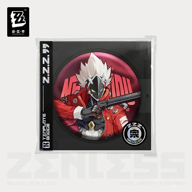 Zenless Zone Zero Artwork Series Cunning Hares AKA Gentle House Tinplate Badge Anby Demara ACG Go Anime www.acg-go.com Anby Demara, Badge, Billy Kid, Nekomiya Mana, Nicole Demara