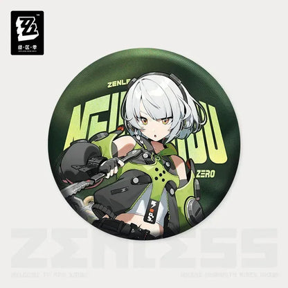 Zenless Zone Zero Artwork Series Cunning Hares AKA Gentle House Tinplate Badge Anby Demara ACG Go Anime www.acg-go.com Anby Demara, Badge, Billy Kid, Nekomiya Mana, Nicole Demara