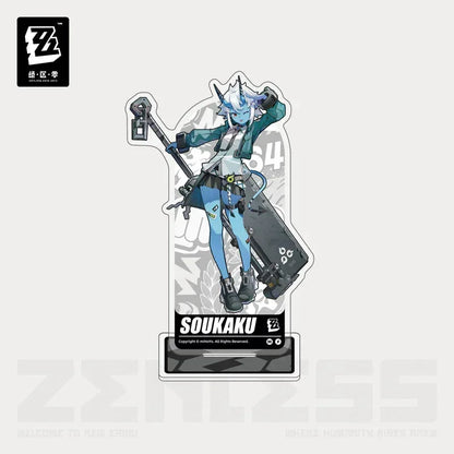 Zenless Zone Zero Artwork Series Section 6 Acrylic Stand Soukaku ACG Go Anime www.acg-go.com Hoshimi Miyabi, Soukaku, Stand