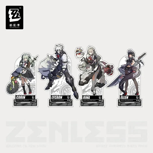 Zenless Zone Zero Artwork Series Victoria Housekeeping Co. Acrylic Stand Corin Wickes ACG Go Anime www.acg-go.com Alexandrina Sebastiane (Rina), Corin Wickes, Ellen Joe, Stand, Von Lycaon