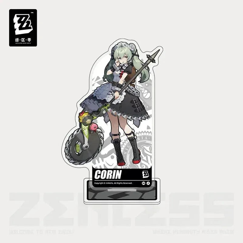Zenless Zone Zero Artwork Series Victoria Housekeeping Co. Acrylic Stand Corin Wickes ACG Go Anime www.acg-go.com Alexandrina Sebastiane (Rina), Corin Wickes, Ellen Joe, Stand, Von Lycaon