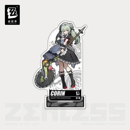 Zenless Zone Zero Artwork Series Victoria Housekeeping Co. Acrylic Stand Corin Wickes ACG Go Anime www.acg-go.com Alexandrina Sebastiane (Rina), Corin Wickes, Ellen Joe, Stand, Von Lycaon