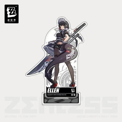 Zenless Zone Zero Artwork Series Victoria Housekeeping Co. Acrylic Stand Ellen Joe ACG Go Anime www.acg-go.com Alexandrina Sebastiane (Rina), Corin Wickes, Ellen Joe, Stand, Von Lycaon