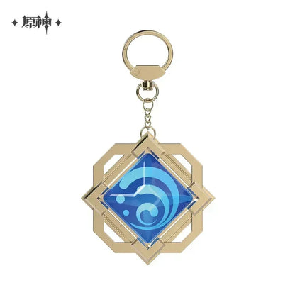 Genshin Impact FES 2023 Series Vision Keychain Liyue Hydro ACG Go Anime www.acg-go.com Anemo, Cryo, Dendro, ELectro, Geo, Hydro, Pendant & Keychain, Pyro, Vision
