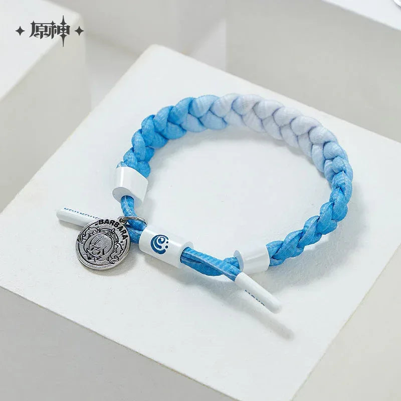 Genshin Impact Character Concepts Bracelet Barbara ACG Go Anime www.acg-go.com Albedo, Apparel, Barbara, Concepts Bracelet, Diluc, Eula, Furina, Hu Tao, Kaedehara Kazuha, Kamisato Ayato, Keqing, Klee, Lyney, Nahida, Neuvillette, Nilou, Raiden Shogun, Shenhe, Tighnari, Venti, Wanderer, Xiao, Yae Miko, Yoimiya, Zhongli