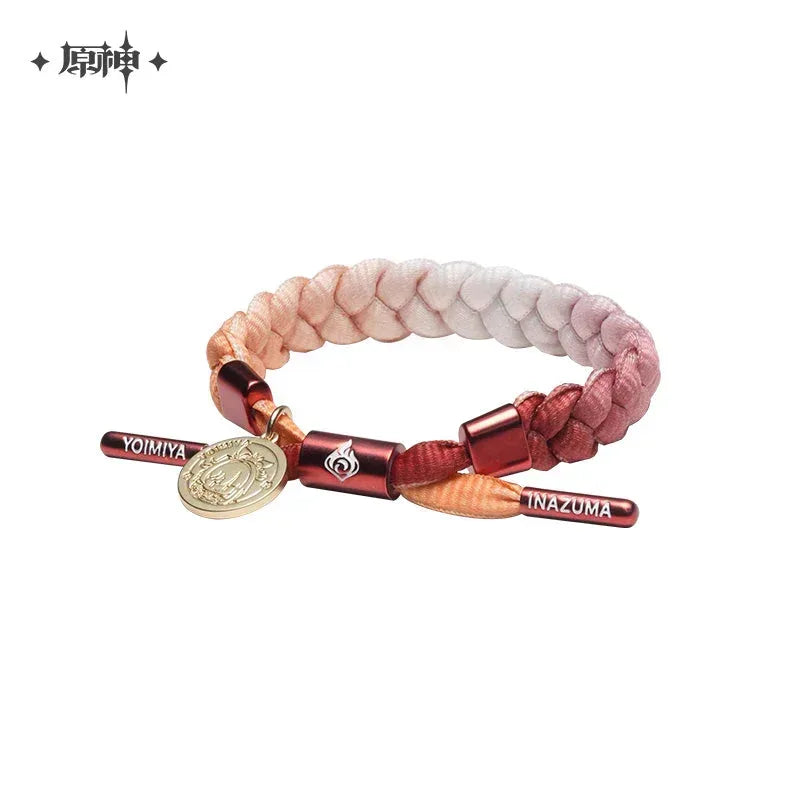 Genshin Impact Character Concepts Bracelet Yoimiya ACG Go Anime www.acg-go.com Albedo, Apparel, Barbara, Concepts Bracelet, Diluc, Eula, Furina, Hu Tao, Kaedehara Kazuha, Kamisato Ayato, Keqing, Klee, Lyney, Nahida, Neuvillette, Nilou, Raiden Shogun, Shenhe, Tighnari, Venti, Wanderer, Xiao, Yae Miko, Yoimiya, Zhongli
