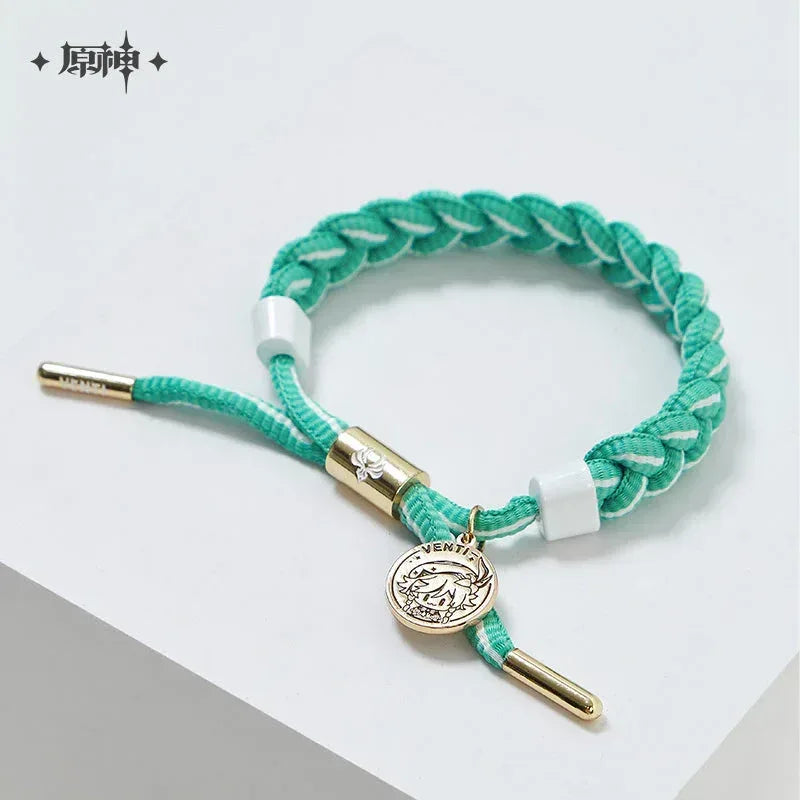 Genshin Impact Character Concepts Bracelet Venti ACG Go Anime www.acg-go.com Albedo, Apparel, Barbara, Concepts Bracelet, Diluc, Eula, Furina, Hu Tao, Kaedehara Kazuha, Kamisato Ayato, Keqing, Klee, Lyney, Nahida, Neuvillette, Nilou, Raiden Shogun, Shenhe, Tighnari, Venti, Wanderer, Xiao, Yae Miko, Yoimiya, Zhongli