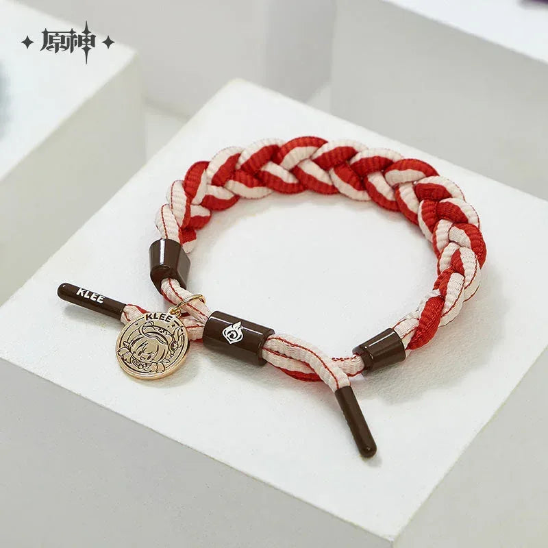 Genshin Impact Character Concepts Bracelet Klee ACG Go Anime www.acg-go.com Albedo, Apparel, Barbara, Concepts Bracelet, Diluc, Eula, Furina, Hu Tao, Kaedehara Kazuha, Kamisato Ayato, Keqing, Klee, Lyney, Nahida, Neuvillette, Nilou, Raiden Shogun, Shenhe, Tighnari, Venti, Wanderer, Xiao, Yae Miko, Yoimiya, Zhongli