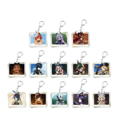 Genshin Impact Character PV Series Acrylic Keychain - Fontaine Lyney ACG Go Anime www.acg-go.com Clorinde, Emilie, Furina, Lyney, Navia, Neuvillette, Pendant & Keychain, Sigewinne, Theme Artwork, Wriothesley