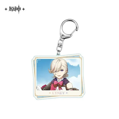 Genshin Impact Character PV Series Acrylic Keychain - Fontaine Lyney ACG Go Anime www.acg-go.com Clorinde, Emilie, Furina, Lyney, Navia, Neuvillette, Pendant & Keychain, Sigewinne, Theme Artwork, Wriothesley