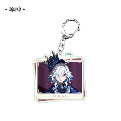 Genshin Impact Character PV Series Acrylic Keychain - Fontaine Furina ACG Go Anime www.acg-go.com Clorinde, Emilie, Furina, Lyney, Navia, Neuvillette, Pendant & Keychain, Sigewinne, Theme Artwork, Wriothesley