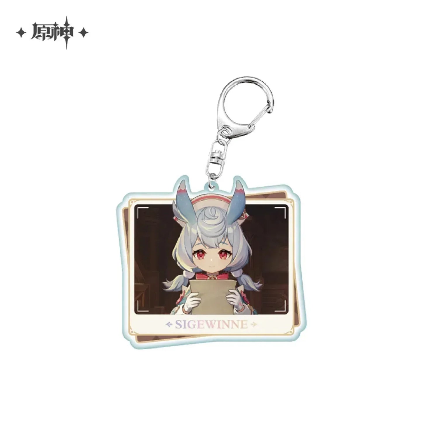 Genshin Impact Character PV Series Acrylic Keychain - Fontaine Sigewinne ACG Go Anime www.acg-go.com Clorinde, Emilie, Furina, Lyney, Navia, Neuvillette, Pendant & Keychain, Sigewinne, Theme Artwork, Wriothesley