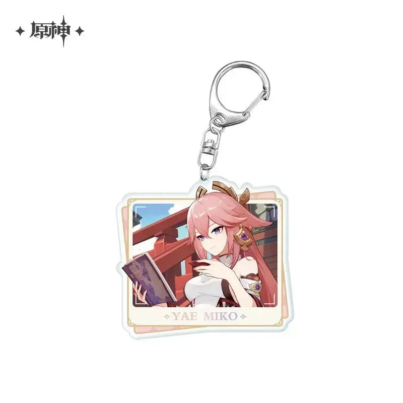 Genshin Impact Character PV Series Acrylic Keychain - Inazuma Yae Miko ACG Go Anime www.acg-go.com Arataki Itto, Chiori, Kaedehara Kazuha, Kamisato Ayaka, Kamisato Ayato, Pendant & Keychain, Sangonomiya Kokomi, Theme Artwork, Yae Miko, Yoimiya