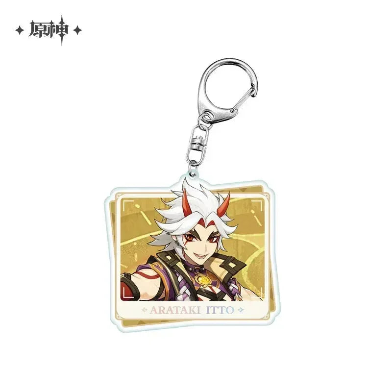Genshin Impact Character PV Series Acrylic Keychain - Inazuma Arataki Itto ACG Go Anime www.acg-go.com Arataki Itto, Chiori, Kaedehara Kazuha, Kamisato Ayaka, Kamisato Ayato, Pendant & Keychain, Sangonomiya Kokomi, Theme Artwork, Yae Miko, Yoimiya