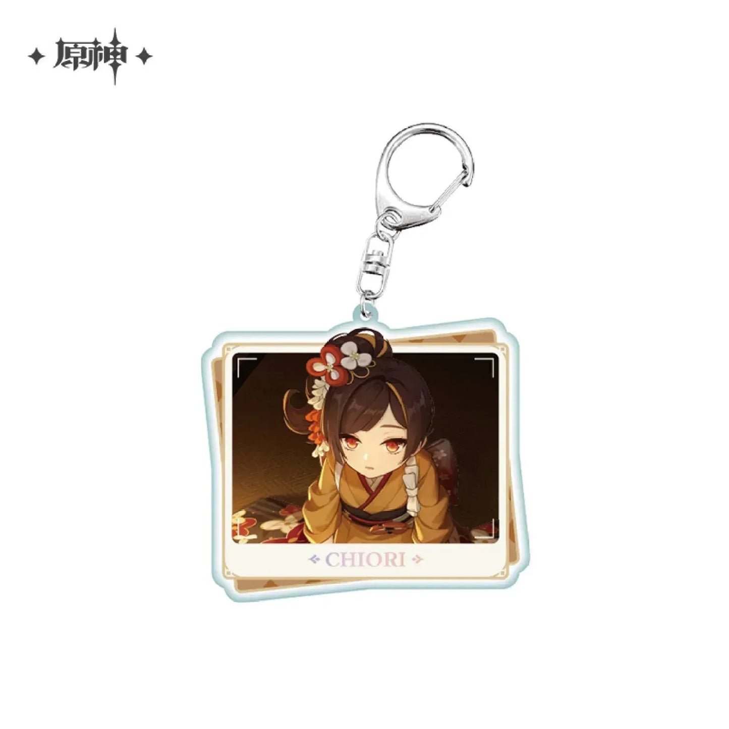 Genshin Impact Character PV Series Acrylic Keychain - Inazuma Chiori ACG Go Anime www.acg-go.com Arataki Itto, Chiori, Kaedehara Kazuha, Kamisato Ayaka, Kamisato Ayato, Pendant & Keychain, Sangonomiya Kokomi, Theme Artwork, Yae Miko, Yoimiya