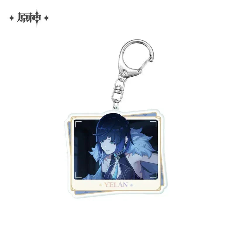 Genshin Impact Character PV Series Acrylic Keychain - Liyue Yelan ACG Go Anime www.acg-go.com Baizhu, Ganyu, Hu Tao, Pendant & Keychain, Shenhe, Theme Artwork, Xianyun, Yelan, Zhongli