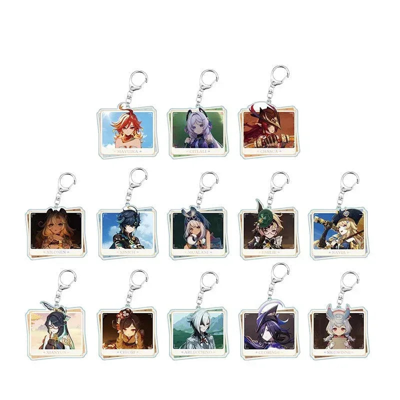 Genshin Impact Character PV Series Acrylic Keychain Natlan Mualani ACG Go Anime www.acg-go.com Chasca, Citlali, Kinich, Mavuika, Mualani, Natlan, Pendant & Keychain, Xilonen
