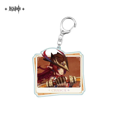 Genshin Impact Character PV Series Acrylic Keychain Natlan Chasca ACG Go Anime www.acg-go.com Chasca, Citlali, Kinich, Mavuika, Mualani, Natlan, Pendant & Keychain, Xilonen