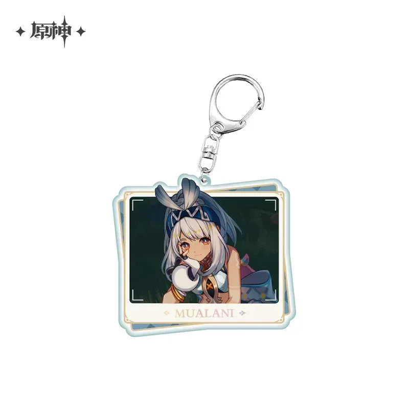 Genshin Impact Character PV Series Acrylic Keychain Natlan Mualani ACG Go Anime www.acg-go.com Chasca, Citlali, Kinich, Mavuika, Mualani, Natlan, Pendant & Keychain, Xilonen