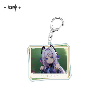 Genshin Impact Character PV Series Acrylic Keychain Natlan Citlali ACG Go Anime www.acg-go.com Chasca, Citlali, Kinich, Mavuika, Mualani, Natlan, Pendant & Keychain, Xilonen