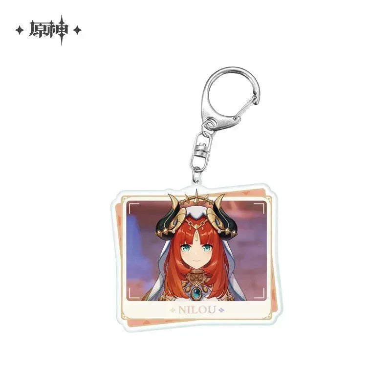 Genshin Impact Character PV Series Acrylic Keychain - Sumeru Nilou ACG Go Anime www.acg-go.com Alhaitham, Cyno, Dehya, Nahida, Nilou, Pendant & Keychain, Theme Artwork, Tighnari, Wanderer