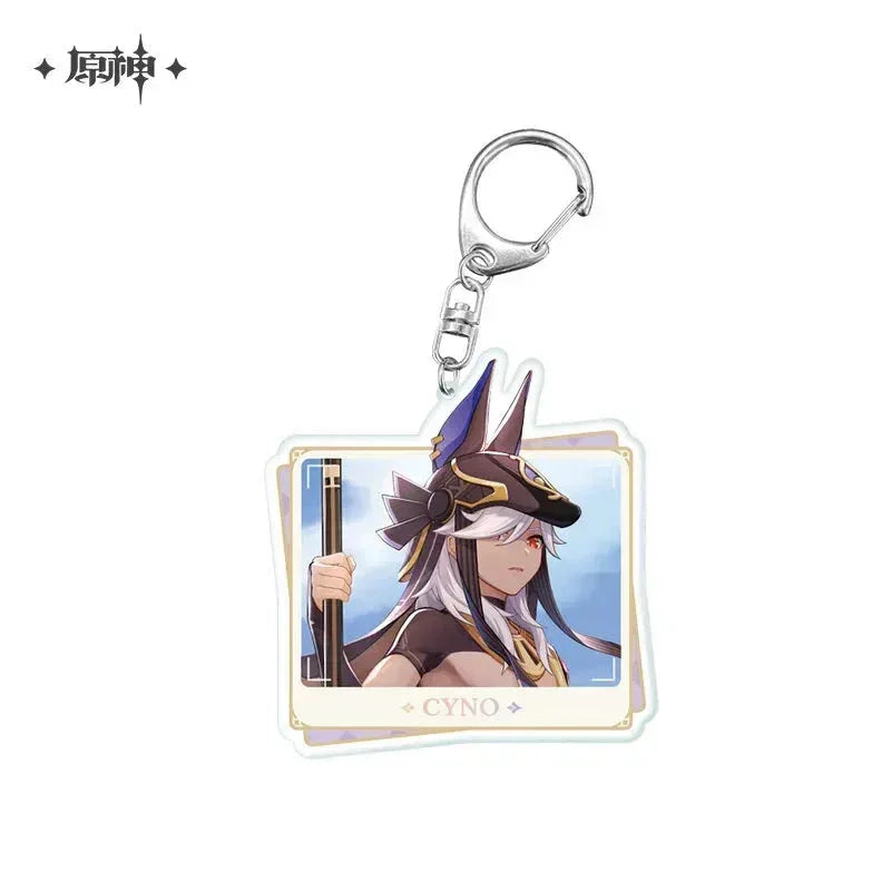 Genshin Impact Character PV Series Acrylic Keychain - Sumeru Cyno ACG Go Anime www.acg-go.com Alhaitham, Cyno, Dehya, Nahida, Nilou, Pendant & Keychain, Theme Artwork, Tighnari, Wanderer