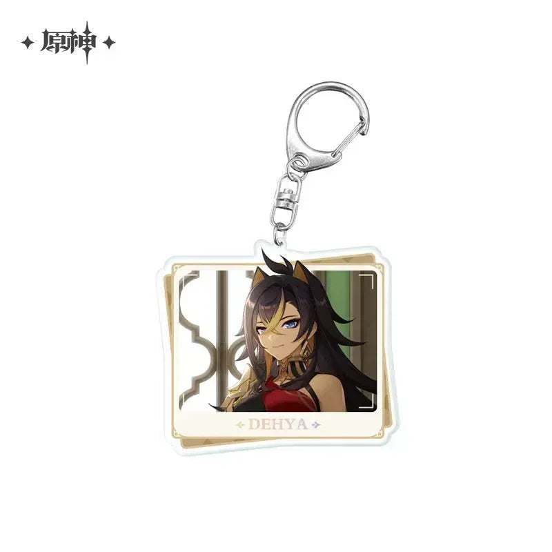 Genshin Impact Character PV Series Acrylic Keychain - Sumeru Dehya ACG Go Anime www.acg-go.com Alhaitham, Cyno, Dehya, Nahida, Nilou, Pendant & Keychain, Theme Artwork, Tighnari, Wanderer
