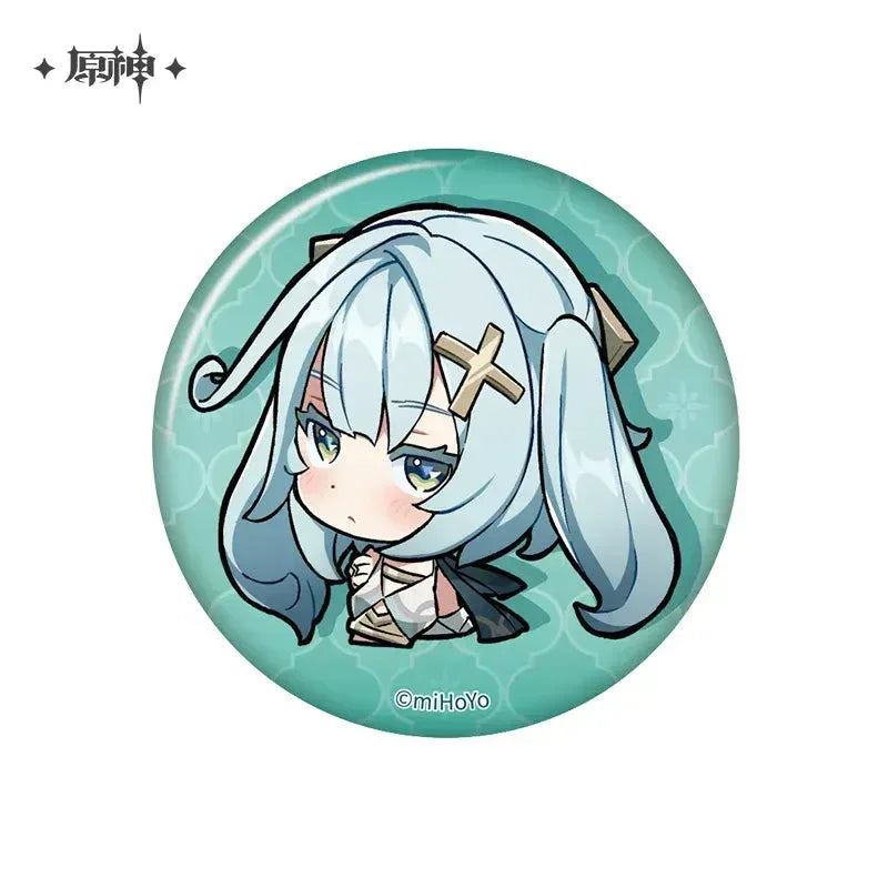 Genshin Impact Chibi Emojis Series Badge Sumeru Faruzan ACG Go Anime www.acg-go.com Alhaitham, Badge, Candace, Character Artwork, Collei, Cyno, Dehya, Dori, Faruzan, Kaveh, Layla, Nahida, Nilou, Sethos, Tighnari, Wanderer