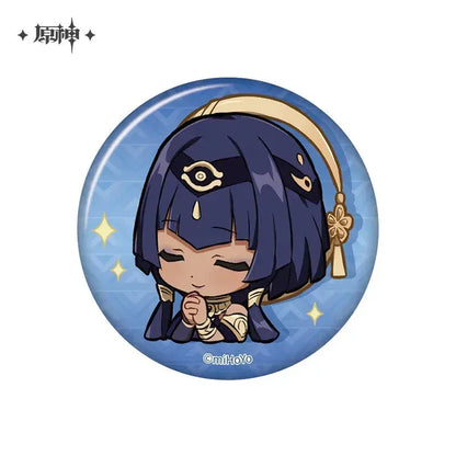 Genshin Impact Chibi Emojis Series Badge Sumeru Candace ACG Go Anime www.acg-go.com Alhaitham, Badge, Candace, Character Artwork, Collei, Cyno, Dehya, Dori, Faruzan, Kaveh, Layla, Nahida, Nilou, Sethos, Tighnari, Wanderer