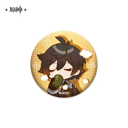 Genshin Impact Chibi Emojis Series Badge Vol.1 Zhongli ACG Go Anime www.acg-go.com Albedo, Azhdaha, Badge, Character Artwork, Diona, Eula, Fischl, Ganyu, Hu Tao, Kaedehara Kazuha, Kamisato Ayaka, Keqing, Mona, Qiqi, Rosaria, Sayu, Sucrose, Tartaglia, Venti, Xiao, Xinyan, Yanfei, Yoimiya, Zhongli