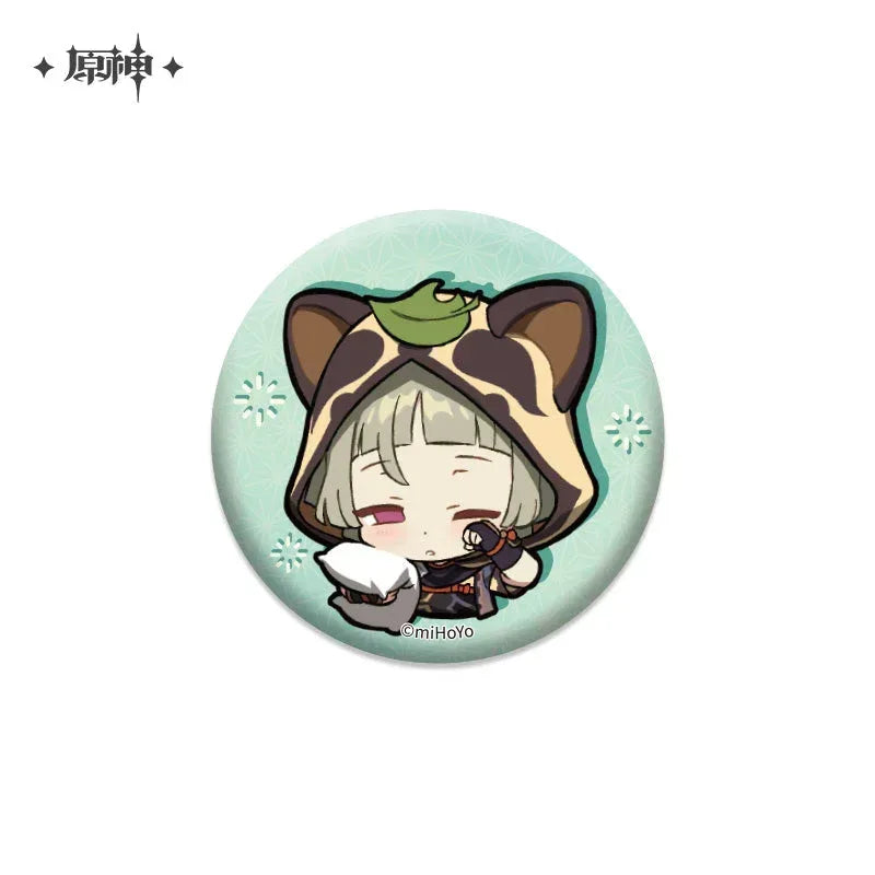 Genshin Impact Chibi Emojis Series Badge Vol.1 Sayu ACG Go Anime www.acg-go.com Albedo, Azhdaha, Badge, Character Artwork, Diona, Eula, Fischl, Ganyu, Hu Tao, Kaedehara Kazuha, Kamisato Ayaka, Keqing, Mona, Qiqi, Rosaria, Sayu, Sucrose, Tartaglia, Venti, Xiao, Xinyan, Yanfei, Yoimiya, Zhongli