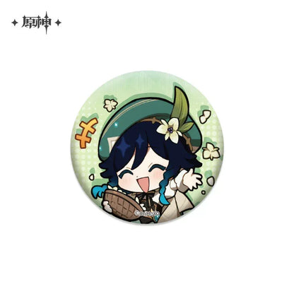 Genshin Impact Chibi Emojis Series Badge Vol.1 Venti ACG Go Anime www.acg-go.com Albedo, Azhdaha, Badge, Character Artwork, Diona, Eula, Fischl, Ganyu, Hu Tao, Kaedehara Kazuha, Kamisato Ayaka, Keqing, Mona, Qiqi, Rosaria, Sayu, Sucrose, Tartaglia, Venti, Xiao, Xinyan, Yanfei, Yoimiya, Zhongli