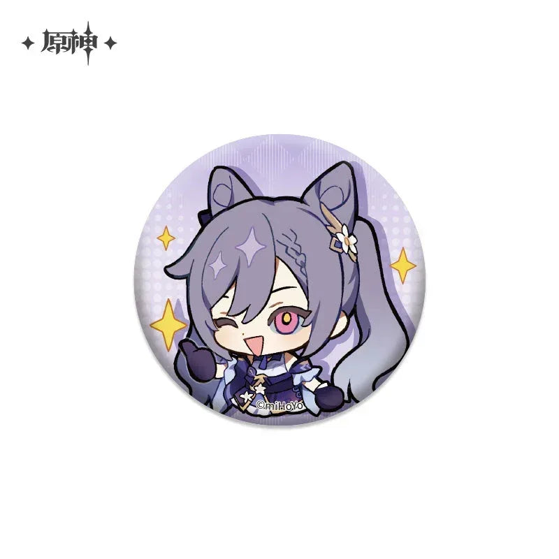 Genshin Impact Chibi Emojis Series Badge Vol.1 Keqing ACG Go Anime www.acg-go.com Albedo, Azhdaha, Badge, Character Artwork, Diona, Eula, Fischl, Ganyu, Hu Tao, Kaedehara Kazuha, Kamisato Ayaka, Keqing, Mona, Qiqi, Rosaria, Sayu, Sucrose, Tartaglia, Venti, Xiao, Xinyan, Yanfei, Yoimiya, Zhongli