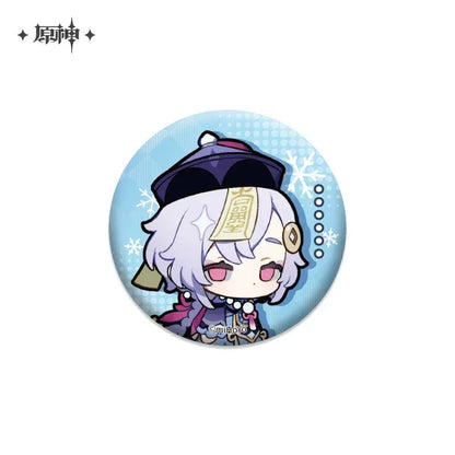 Genshin Impact Chibi Emojis Series Badge Vol.1 Qiqi ACG Go Anime www.acg-go.com Albedo, Azhdaha, Badge, Character Artwork, Diona, Eula, Fischl, Ganyu, Hu Tao, Kaedehara Kazuha, Kamisato Ayaka, Keqing, Mona, Qiqi, Rosaria, Sayu, Sucrose, Tartaglia, Venti, Xiao, Xinyan, Yanfei, Yoimiya, Zhongli