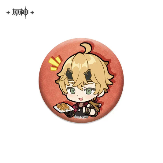 Genshin Impact Chibi Emojis Series Badge Vol.2 Thoma ACG Go Anime www.acg-go.com Arataki Itto, Badge, Baizhu, Barbara, Character Artwork, Chiori, Eula, Gaming, Gorou, Jean, Kamisato Ayato, Kirara, Klee, Kujou Sara, Kuki Shinobu, Mika, Ningguang, Sangonomiya Kokomi, Shenhe, Shikanoin Heizou, Sucrose, Thoma, Venti, Xiangling, Xianyun, Xiao, Xingqiu, Yae Miko, Yaoyao, Yelan, Yoimiya, Yumemizuki Mizuki, Yunjin, Zhongli