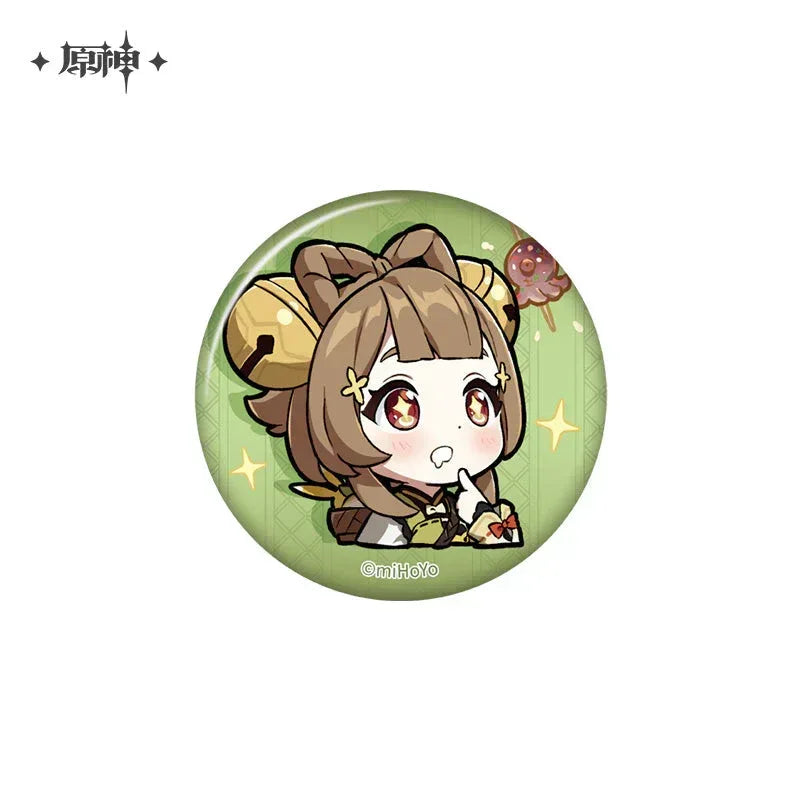 Genshin Impact Chibi Emojis Series Badge Vol.2 Yaoyao ACG Go Anime www.acg-go.com Arataki Itto, Badge, Baizhu, Barbara, Character Artwork, Chiori, Eula, Gaming, Gorou, Jean, Kamisato Ayato, Kirara, Klee, Kujou Sara, Kuki Shinobu, Mika, Ningguang, Sangonomiya Kokomi, Shenhe, Shikanoin Heizou, Sucrose, Thoma, Venti, Xiangling, Xianyun, Xiao, Xingqiu, Yae Miko, Yaoyao, Yelan, Yoimiya, Yumemizuki Mizuki, Yunjin, Zhongli