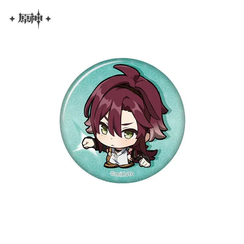 Genshin Impact Chibi Emojis Series Badge Vol.2 Shikanoin Heizou ACG Go Anime www.acg-go.com Arataki Itto, Badge, Baizhu, Barbara, Character Artwork, Chiori, Eula, Gaming, Gorou, Jean, Kamisato Ayato, Kirara, Klee, Kujou Sara, Kuki Shinobu, Mika, Ningguang, Sangonomiya Kokomi, Shenhe, Shikanoin Heizou, Sucrose, Thoma, Venti, Xiangling, Xianyun, Xiao, Xingqiu, Yae Miko, Yaoyao, Yelan, Yoimiya, Yumemizuki Mizuki, Yunjin, Zhongli