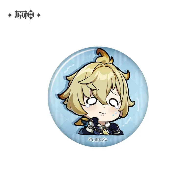 Genshin Impact Chibi Emojis Series Badge Vol.2 Mika ACG Go Anime www.acg-go.com Arataki Itto, Badge, Baizhu, Barbara, Character Artwork, Chiori, Eula, Gaming, Gorou, Jean, Kamisato Ayato, Kirara, Klee, Kujou Sara, Kuki Shinobu, Mika, Ningguang, Sangonomiya Kokomi, Shenhe, Shikanoin Heizou, Sucrose, Thoma, Venti, Xiangling, Xianyun, Xiao, Xingqiu, Yae Miko, Yaoyao, Yelan, Yoimiya, Yumemizuki Mizuki, Yunjin, Zhongli