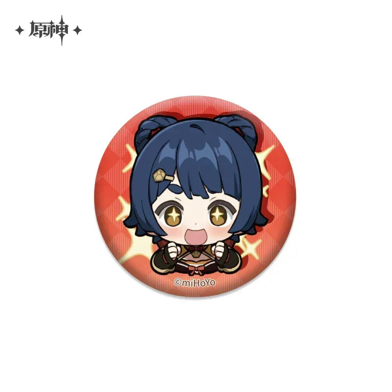 Genshin Impact Chibi Emojis Series Badge Vol.2 Xiangling ACG Go Anime www.acg-go.com Arataki Itto, Badge, Baizhu, Barbara, Character Artwork, Chiori, Eula, Gaming, Gorou, Jean, Kamisato Ayato, Kirara, Klee, Kujou Sara, Kuki Shinobu, Mika, Ningguang, Sangonomiya Kokomi, Shenhe, Shikanoin Heizou, Sucrose, Thoma, Venti, Xiangling, Xianyun, Xiao, Xingqiu, Yae Miko, Yaoyao, Yelan, Yoimiya, Yumemizuki Mizuki, Yunjin, Zhongli