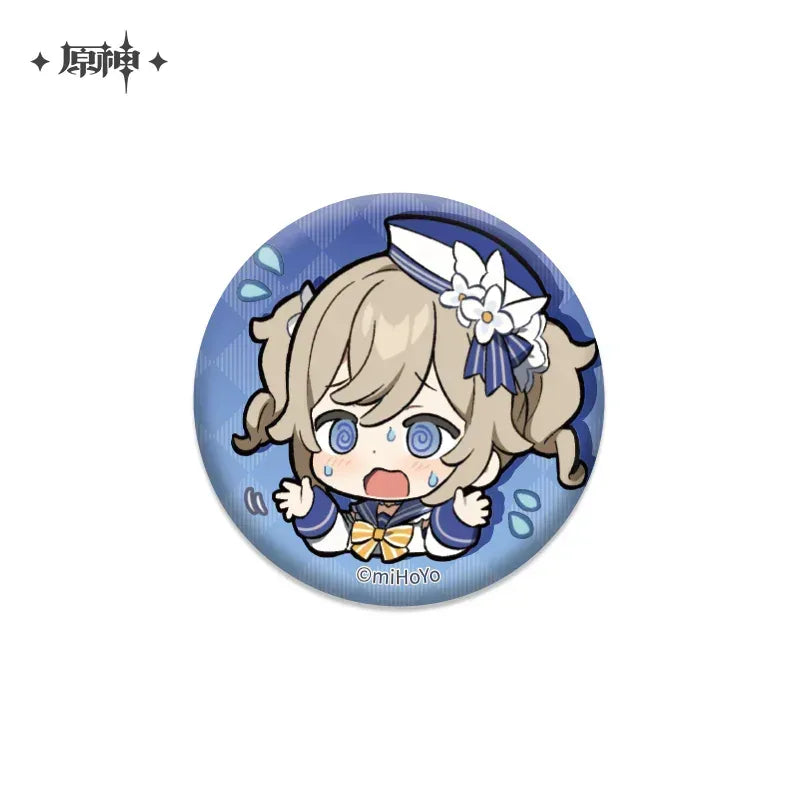 Genshin Impact Chibi Emojis Series Badge Vol.2 Barbara ACG Go Anime www.acg-go.com Arataki Itto, Badge, Baizhu, Barbara, Character Artwork, Chiori, Eula, Gaming, Gorou, Jean, Kamisato Ayato, Kirara, Klee, Kujou Sara, Kuki Shinobu, Mika, Ningguang, Sangonomiya Kokomi, Shenhe, Shikanoin Heizou, Sucrose, Thoma, Venti, Xiangling, Xianyun, Xiao, Xingqiu, Yae Miko, Yaoyao, Yelan, Yoimiya, Yumemizuki Mizuki, Yunjin, Zhongli