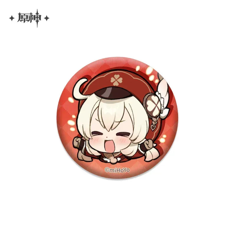 Genshin Impact Chibi Emojis Series Badge Vol.2 Klee ACG Go Anime www.acg-go.com Arataki Itto, Badge, Baizhu, Barbara, Character Artwork, Chiori, Eula, Gaming, Gorou, Jean, Kamisato Ayato, Kirara, Klee, Kujou Sara, Kuki Shinobu, Mika, Ningguang, Sangonomiya Kokomi, Shenhe, Shikanoin Heizou, Sucrose, Thoma, Venti, Xiangling, Xianyun, Xiao, Xingqiu, Yae Miko, Yaoyao, Yelan, Yoimiya, Yumemizuki Mizuki, Yunjin, Zhongli