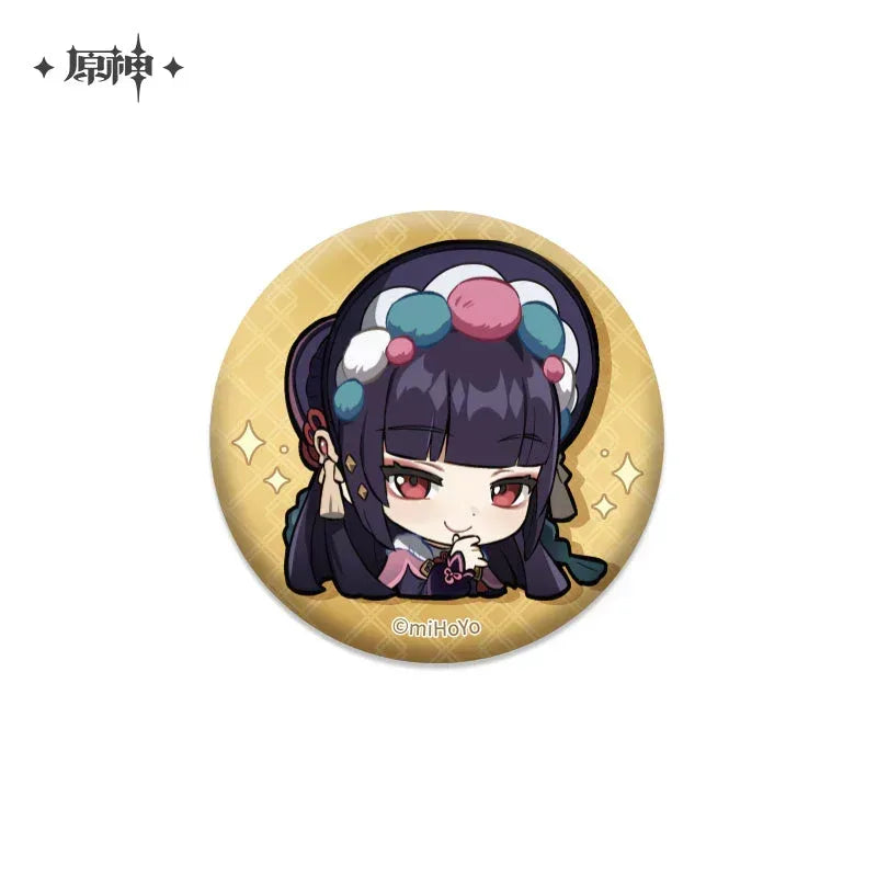 Genshin Impact Chibi Emojis Series Badge Vol.2 Yunjin ACG Go Anime www.acg-go.com Arataki Itto, Badge, Baizhu, Barbara, Character Artwork, Chiori, Eula, Gaming, Gorou, Jean, Kamisato Ayato, Kirara, Klee, Kujou Sara, Kuki Shinobu, Mika, Ningguang, Sangonomiya Kokomi, Shenhe, Shikanoin Heizou, Sucrose, Thoma, Venti, Xiangling, Xianyun, Xiao, Xingqiu, Yae Miko, Yaoyao, Yelan, Yoimiya, Yumemizuki Mizuki, Yunjin, Zhongli